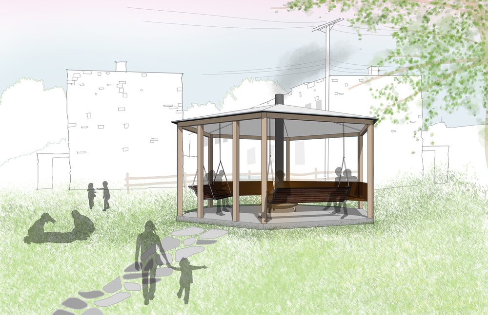 rendering by Colleen Arce